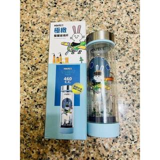 PERFECT 理想極緻雙層玻璃杯460cc/隨身杯/隨身壺/水壺 ★雙層杯身設計，外層為PC材質