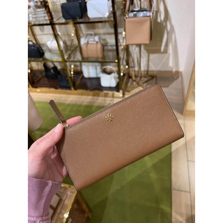 Tory Burch Blake 系列荔枝紋對開長夾