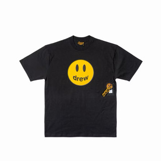 drew house SS Mascot tee 笑臉 賈斯汀比伯笑臉短袖T恤 100%