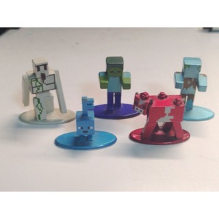 Jada Toys Minecraft 麥塊 合金公仔 僵屍 浮屍 蘑菇牛 鐵巨人