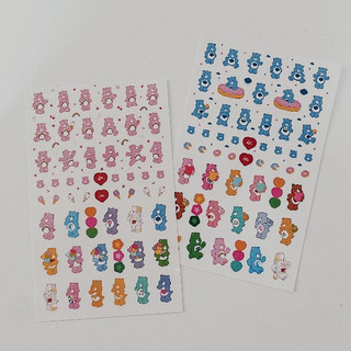 ｜韓國大創現貨｜Care Bears閃亮貼紙組（共２款）