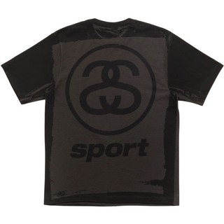 STUSSY 1905191 LINK SPORT PIGMENT DYED TEE 短T (水洗黑色) 化學原宿