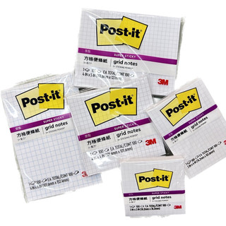 3M™ Post-it® 利貼® 狠黏™ 方格便條紙640S-GRID 657S 633S 660