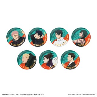 野獸國直營店｜TOHO 東寶 咒術迴戰 第3彈 燙金徽章 盲抽套組(7入)