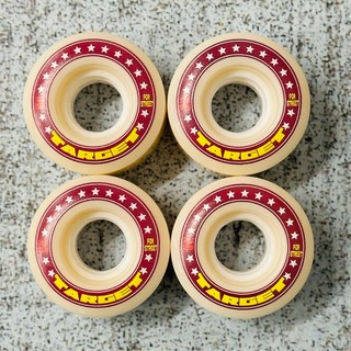 TARGET SPORTS 滑板輪子滑板專用/軟輪/78a 輪子/55MM/白輪