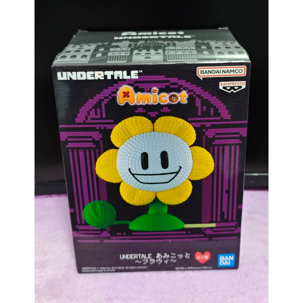 《周邊》【現貨】特賣 日空版 景品 公仔 Undertale Amicot 小花 Flowey 編織系列