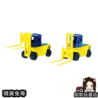 TOMIX 3517 堆高機(黃色)(2台) N規1/150鐵道微縮微型工程車模型 如如玩具店