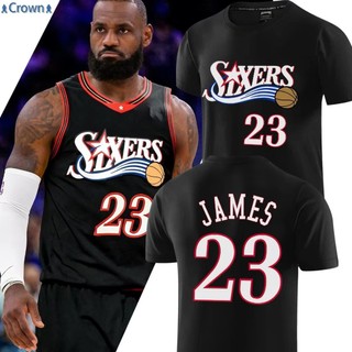 🎀詹皇LeBron James詹姆斯短袖純棉T恤上衣🎀NBA球衣76人七六人湖人隊運動籃球圓領衣服T-shirt男C11