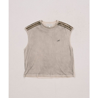 ANOWHEREMAN Washed Waffle Sleeveless Top