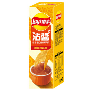 樂事輕雪鹽口味糖醋風味醬洋芋片85g【萬家福】