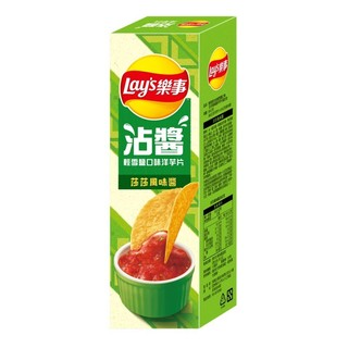 樂事輕雪鹽口味莎莎風味醬洋芋片85g【萬家福】