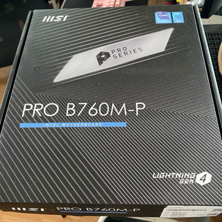 MSI 微星 PRO B760M-P（M-ATX / LGA1700 / B760 / DDR5）