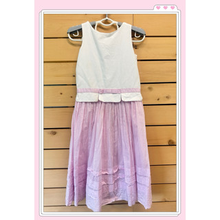 法國🇫🇷 Jacadi 女童 洋裝👗 白衣粉群 背心洋裝 典雅 氣質