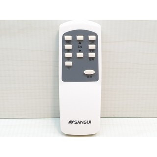 {哈帝電玩}~SANSUI 山水 原廠移動式空調冷氣遙控器 導電彈簧無生鏽 少用 外觀新 功能正常良好~