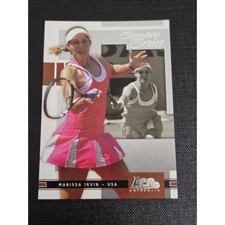 Marissa Irvin 2005 Ace Authentic Signature Series 美國女子網球 老卡