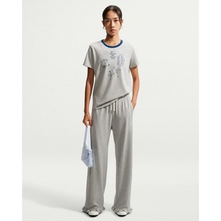 【NIKE 耐吉】短袖上衣 女 AS W NSW CLUB SS GFX TEE 灰 IW1195-050