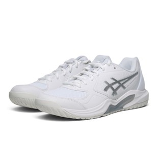 ASICS 網球鞋 GEL-DEDICATE 9 白銀 寬楦 抗扭 瞬移 女 1042A315101