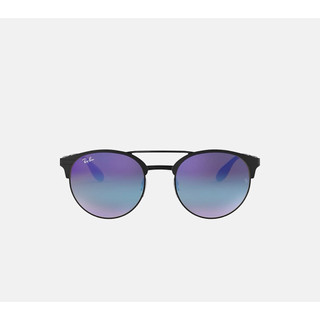 二手【RayBan 雷朋】太陽眼鏡 漸層 圓紫色水銀鏡片 RB3545