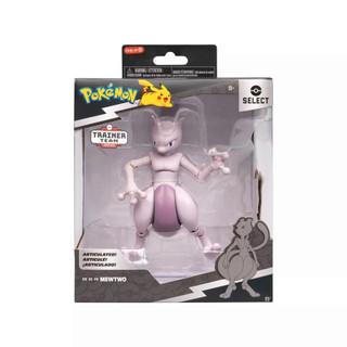 台灣現貨 美版 JAZWARES 6吋 Pokemon Select 寶可夢精選 超夢 Mewtwo 夢幻 可動人偶公仔