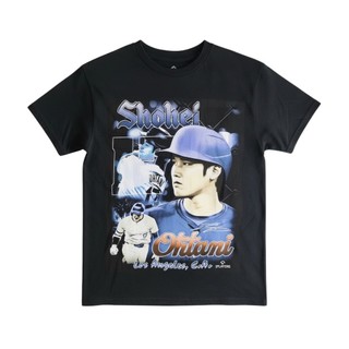 MITCHELL & NESS M&N MLB 短T 黑色 大谷翔平 PLAYER 男 MLBOHT7002BK