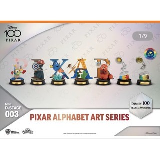 正版野獸國 隨機一盒 MDS-003-迪士尼百年慶典-PIXAR 藝術文字系列 皮克斯 胡迪 巴斯 海底總動員 盲盒B款