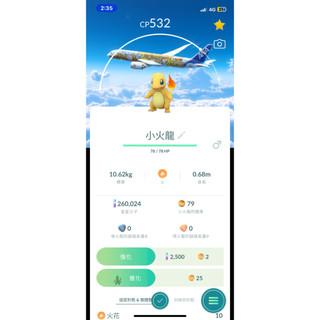 Pokémon GO 背板 異色小火龍 小火龍Charmander·紅色寶可夢彩繪機 背卡