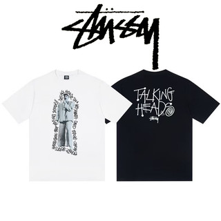 Stussy x TALKING HEADS STOP MAKING SENSE TEE 短袖 麥克風人像印花 T恤