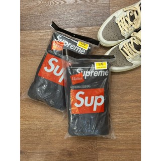 "現貨" Supreme x Hanes Boxer Briefs 內褲 四件組 黑色