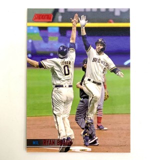 2021 Topps Stadium Club Ryan Braun 釀酒人隊 球員卡 棒球卡
