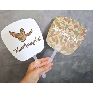【現貨】Mark Gonzales 美式潮流 雙面迷彩小天使 經典草寫Logo 手搖扇／造型扇 夏日消暑配件
