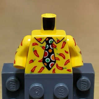 【老皮】樂高 Lego 人偶部位 身體 無手部 辣椒圖案 973pb4692c01
