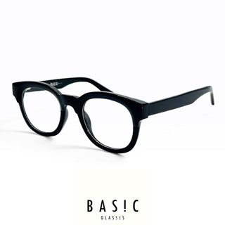 【本格眼鏡】BAS!C 30100純黑系列｜日式厚黑大方膠框｜ Classico moscot 金子 木村拓哉