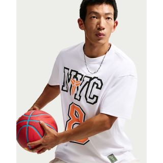 NIKE KOBE DRY TEE 白色 寬鬆 乾爽 印花 運動 休閒 短袖 短T 男款【IV5111-100】