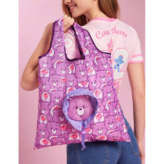 Care Bears彩虹熊 愛心熊 Care Bears購物收納袋 藍色 紫色 粉色