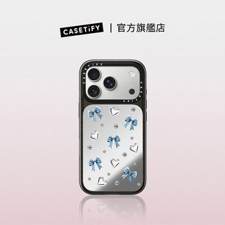 CASETiFY 金屬蝴蝶結 iPhone 18 Pro/Pro Max 鏡面手機保護殼 Magsafe磁吸