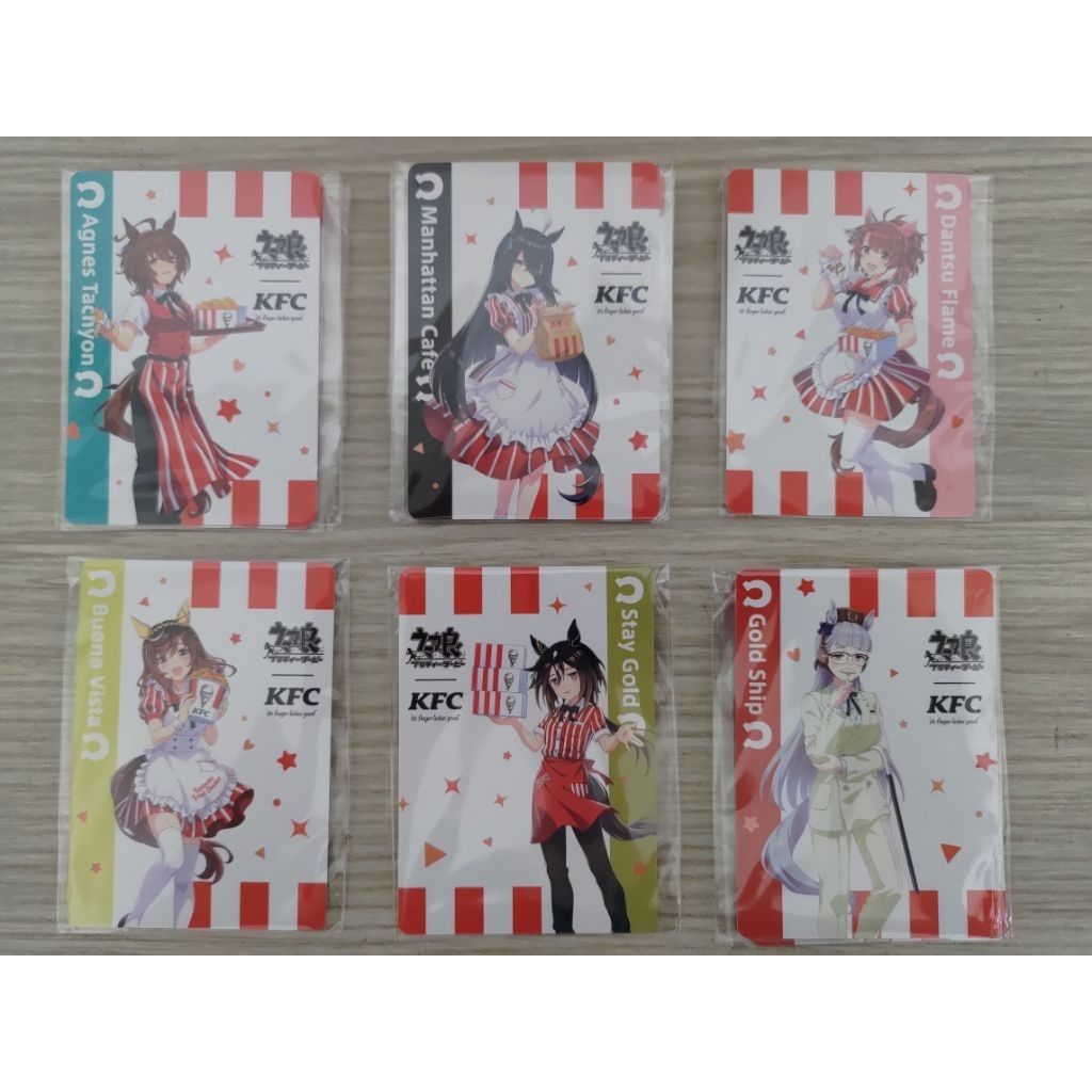 【宅居小鋪】賽馬娘 肯德基 KFC聯名 第2彈 收藏卡 黃金旅程 愛麗速子 曼哈頓咖啡 緞通烈焰 黃金船 迷人景致