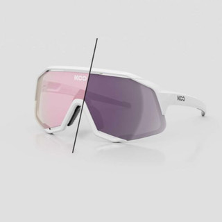特價出清 KOO Demos 運動太陽眼鏡 (變色 White/Photochromic Pink)