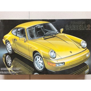 FUJIMI 1/24 PORSCHE 911 CARRERA 2 汽車模型(半成品、外殼已上漆)