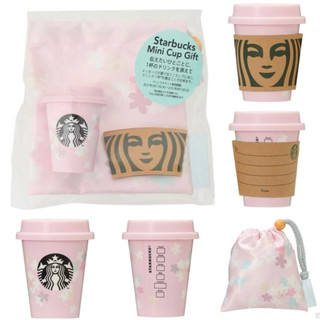 星巴克 Starbucks2021 日本限定櫻花版 療癒小隨行杯 心意小卡 迷你 絕版