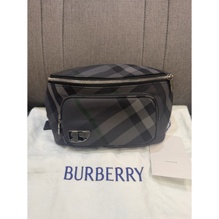 WLH精品🔱正品burberry 尼龍格紋戰馬腰包（現貨）原價31200