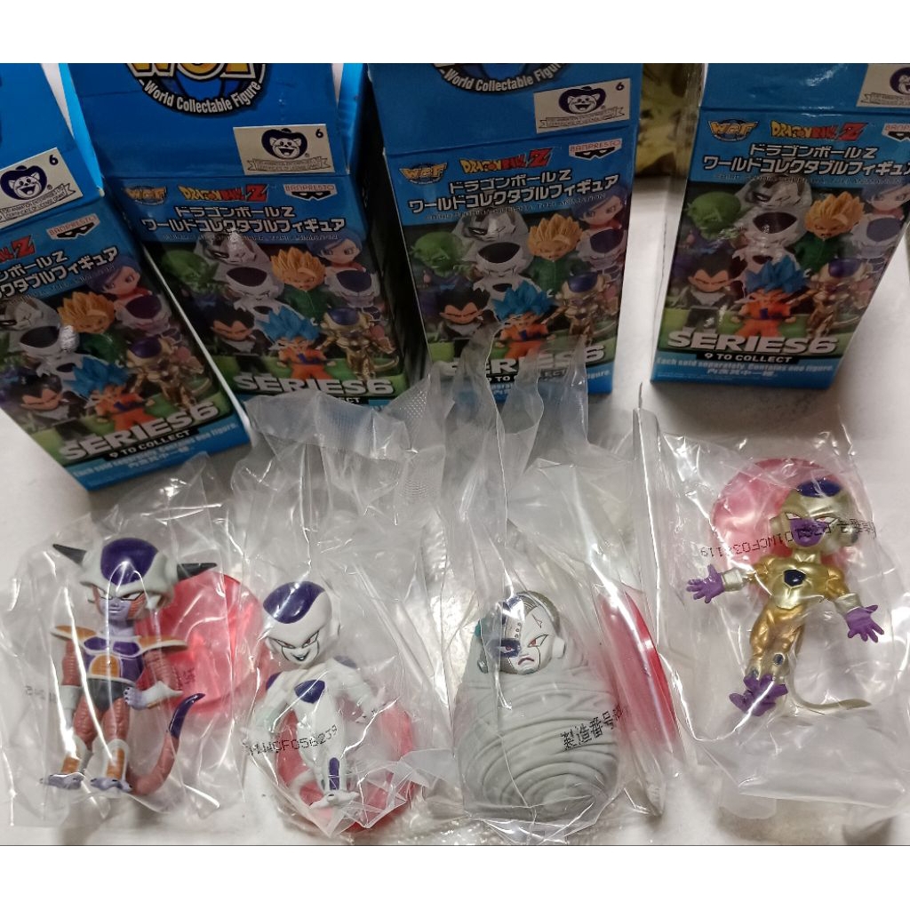 七龍珠Z：復活的F 機械弗利沙、弗利沙、黃金弗利沙、弗利沙（第一形態）4款合售//布瑪 悟空 達爾 悟飯 比克