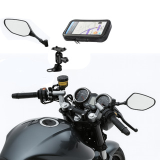 Vespa Primavera Sprint GTS MSX 改裝 手機架 防水 導航 後視鏡 防雨 防塵 快拆 支架