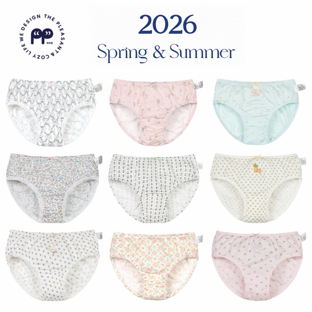 Nana🇰🇷韓國PpiPpilong兒童親膚三角內褲-2026年春夏款-女童(新品上架優惠)