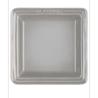 全新現貨LE CREUSET 瓷器正方盤 16cm迷霧灰