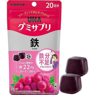 (日版 UHA) 鐵 (保健軟糖 20日份 40粒 鐵質)