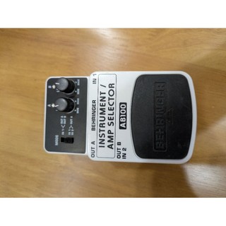 Behringer AB100 Amp selecter 電吉他 吉他 切換 效果器