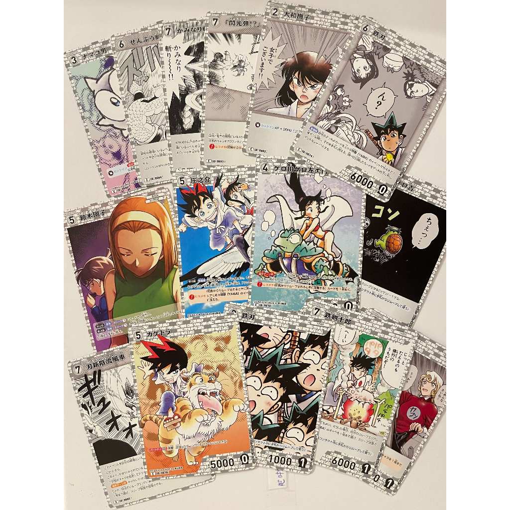 名偵探柯南 TCG 卡牌 第六彈 CT-P06 白 普卡 鐵刃 園子 海參男 工藤有希子 庄之介 雷電斬 YAIBA