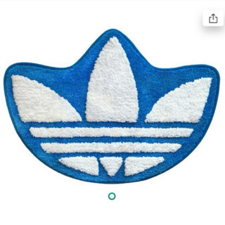 Adidas 愛迪達 三葉草 半圓形 腳踏墊 吸水地墊