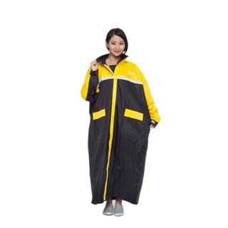 Arai 最後庫存 W022 前開雨衣 黑黃 一件式連身雨 前後反光 透氣舒適內裡網 100%臺灣製造