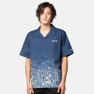 NEW ERA 短袖襯衫 MARINE CLUB NE 海邊藍 尺寸表於商品描述 NE14500169